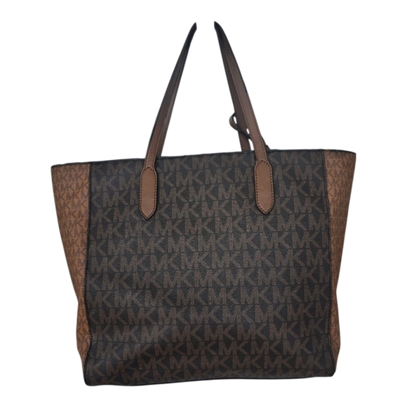 Michael Kors Signature Sinclair East West Tote Leather Handbag Women Rare - Picture 3 of 16